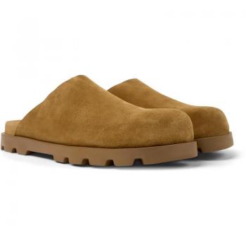 CAMPER Brutus Sandal - Clogs for Men - Brown, size 46, Suede; CAMPER Brutus Sandal - Clogs for Men - Brown, size 12, Suede