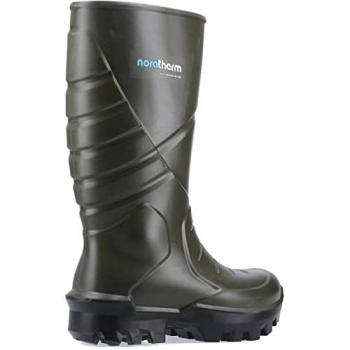 Bota de Agua de Seguridad Térmica Noratherm S5 para Agricultura, Verde, Talla 46