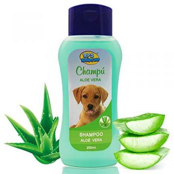 Champú Aloe Vera para Perro 250ml Shampoo Animales Domésticos Seguro y Natural Diseño para Todo Tipo de Razas BPS-4262