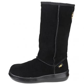 Rocket Dog Women's Sugardaddy Pull-On Black Suede Boots - Size 6 UK