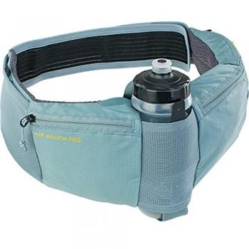 Riñonera Evoc Hip Pouch Pro con botella de acero de 0,55L y capacidad total de 1,5L