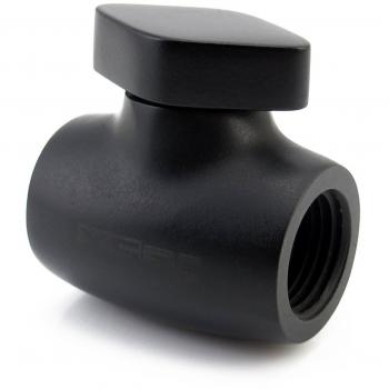 XSPC 5060175589118 G1/4 Ball Valve Water Cooling Fitting - Matte Black