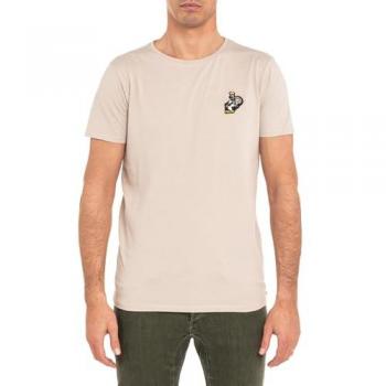 Pull-In Patchelebeer Short Sleeve T-Shirt in Grey