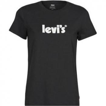 Levi's The Perfect Tee Women's T-Shirt in Black, Cotton, Size XS