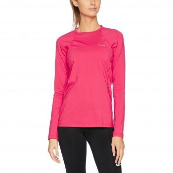 Columbia Midweight Stret Camiseta, Mujer, Rosa