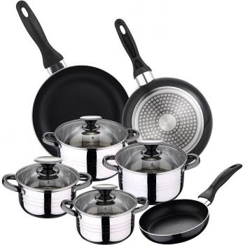 Set Bateria 8pc San Ignacio + Set 3 Sartenes 16/20/24