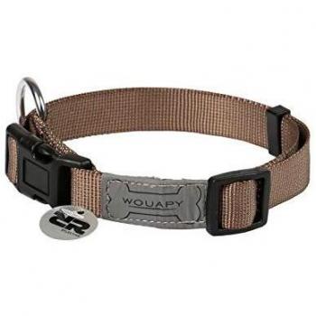 Wouapy Collar para Perro Basic Line, Collar Topo de 44/65 cm para Perro Otro Taupe