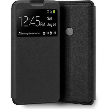 Funda COOL Flip Cover Libro Ventana Negra para TCL 20R 5G