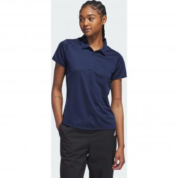 Polo de Rendimiento Sólido para Mujer Adidas Manga Corta Color Azul Marino