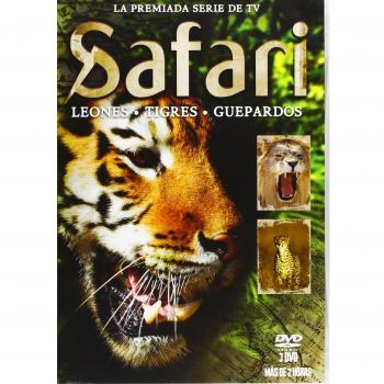 Pack Safari 1: Leones + Tigres + Guepardos [DVD]