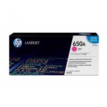 Cartucho de tóner original HP LaserJet 650A magenta CE273A