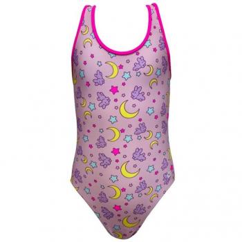 Bañador de natación Ras Classic Back Pink Mujer - Bañador Ras Classic para niñas en color rosa