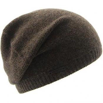 Seeberger Beanie Diedamskopf-Gorro de punto Mujer,  
 Braun