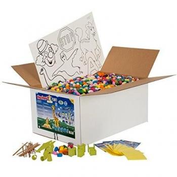 Caja de Creatividad XXL fischerTiP - 5000 Piezas para Manualidades y Modelado Infantil