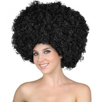 Peluca Súper Afro Negra