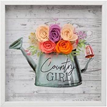 BigBuy Home Cuadro, Multicolor, 21 x 21 x 2 cm