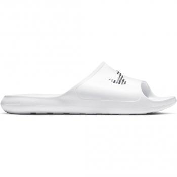 Chanclas de baño Nike Victori One para hombre, color blanco, talla 48.5