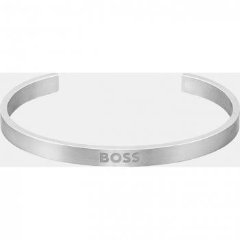 Pulsera de Acero Inoxidable Boss para Hombre con Logo Estampado
