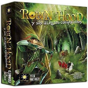 TCG Factory ROBIN HOOD Y SUS ALEGRES COMPAÑEROS Juego de mesa en español de estrategia y cooperativo para 1 a 5 jugadores