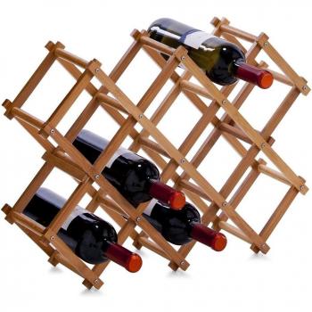 Zeller 13567 - Botellero de bambú