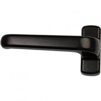 Amig - Manilla de Roseta para Puertas | Mod. EPSILON | 132 x 70 mm | Cuadradillo de 8 mm | Diseño Elegante y Sencillo | Manija de Agarre Ergonómico | Aluminio Plateado
