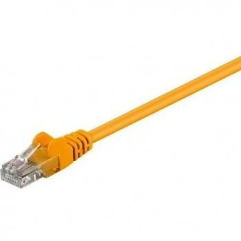 Goobay - Cable de red (cat. 5) 0,25m -- gelb