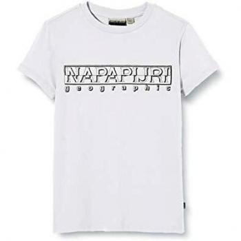 Napapijri K Soli SS Sum Camiseta, Blanco