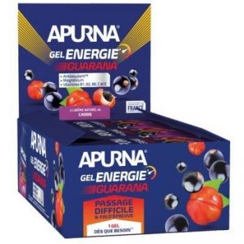 Apurna Energy Guarana Cassis Gel Pack of 24 - 35g
