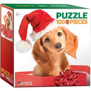 Rompecabezas Eurographics Cachorro de Vacaciones - 100 piezas