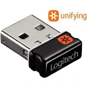 Logitech Unifying - Receptor USB, color negro