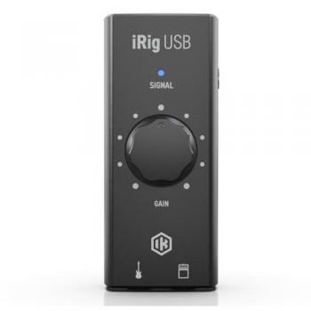 IK Multimedia iRig USB-C Guitar Interface for Mac/PC and iOS - High-Resolution Audio Transfer with AMP Output and FX Modes