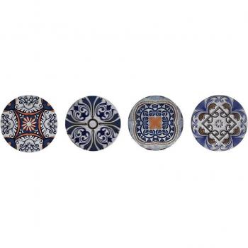 Posavasos set 4 dolomite 10,8 x 10,8 x 0,7 azulejos.
