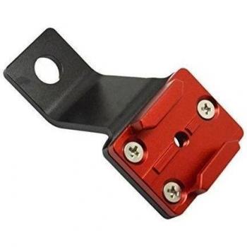 Goliton Apoyo conjunto de espejo retrovisor de la motocicleta en CNC de aluminio para accesorios de la cš¢mara GoPro Hero, peque?as hormigas y todas las series esporas Rojo Cš¢mara
