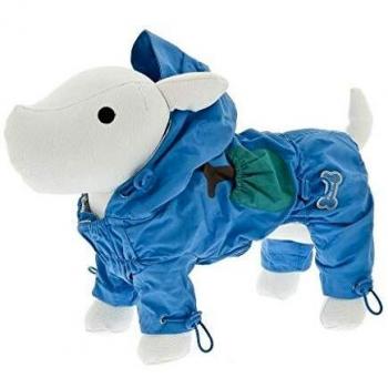ABRIGO FUSS BONE WATERPROOF SUIT LIGHT AZUL PERRO