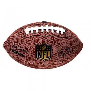 Wilson F1637 Pelota de fútbol Americano The Duke NFL Micro Juego recreativo y colección, para niños, Marrón, 17 x 10 cm