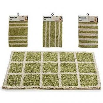 BigBuy Home Rizo Alfombrilla, Algodón, Multicolor, Talla única