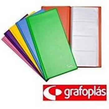 Grafoplás Tarjetero Americano Basic Pvc, Violeta