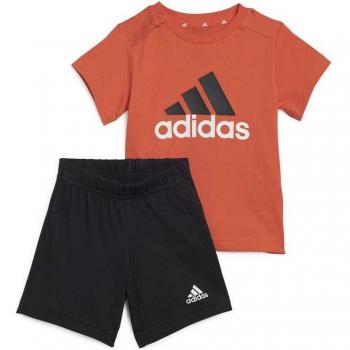 Conjunto corto Adidas Bos Rojo Bebe