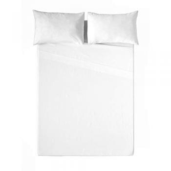 Sábana Encimera Naturals Blanco Óptico 260 x 270 cm para Cama King Size