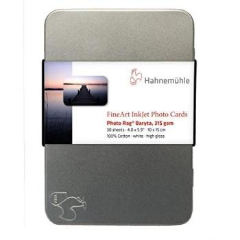 Hahnemühle Photo Rag Baryta 315 Glossy Cotton Photo Paper (4x6, 30 Sheets)