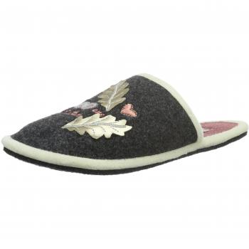 AdelheidGoldene Zeiten Filzpantoffel - pantuflas sin forro Mujer
, color Negro, talla 36/37 EU