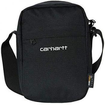 Carhartt Payton Shoulder Pouch - Bolso bandolera, color negro y blanco, Negro