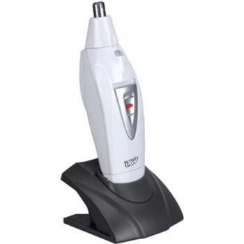 Jata CN10B Cortapelos Impermeable Especial para Nariz Patillas y Orejas con Cabezal Extraíble y Luz Incluye Accesorios