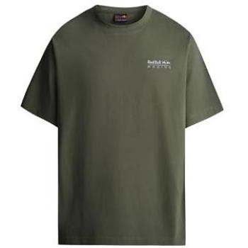 Camiseta Unisex Pepe Jeans x Red Bull Racing Estampada Verde con Manga Corta y Espalda Gráfica - Talla XXL
