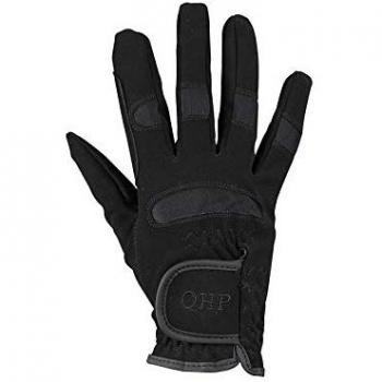 QHP Guantes de equitación Multi Transpirables Stretch Velcro
