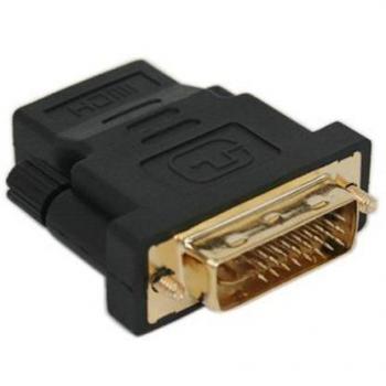 SODIAL(R) Adaptador DVI-I Dual-Link 24+5 Macho a HDMI Hembra