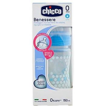 Chicco 00020611200000 150ml De plástico Azul, Color blanco - Biberón