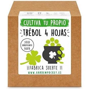 Garden Pocket - Kit Cultivo TRÉBOL DE Cuatro Hojas