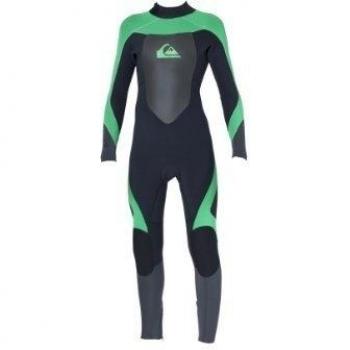 Quiksilver Steamer - Traje para niño, tamaño 140 - 148cm 36 - 40Kg, color verde