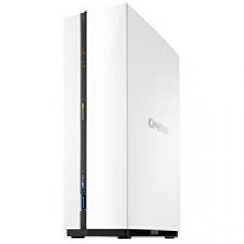 QNAP TS-128A NAS Mini Tower Ethernet Blanco Servidor de Almacenamiento - Unidad Raid